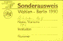 1. freie DDR Wahlen